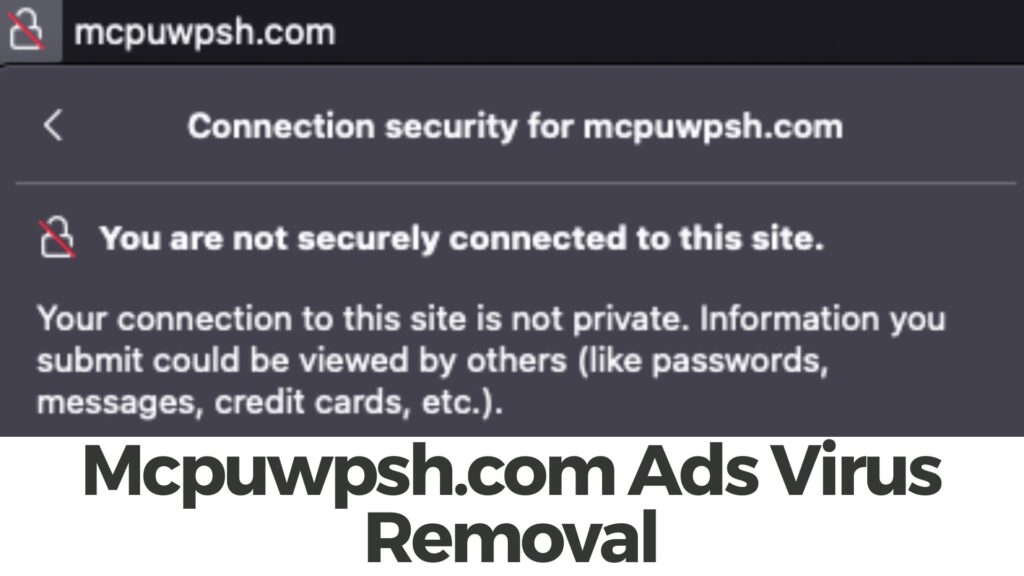 Entfernung des Mcpuwpsh.com Ads-Virus
