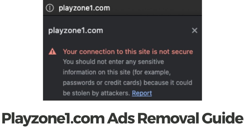 Playzone1.com 広告ウイルスの除去