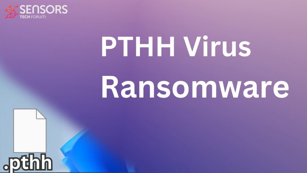 PTHH ウイルス [.pthh ファイル] 復号化 + 削除する
