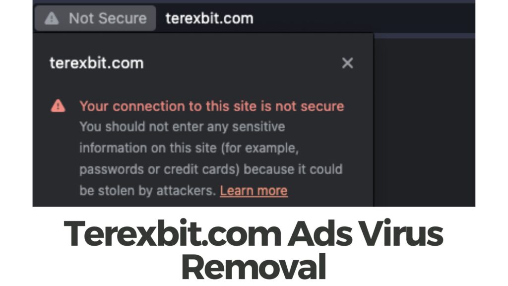 Remoção de vírus de anúncios Terexbit.com [5 Guia de minutos]