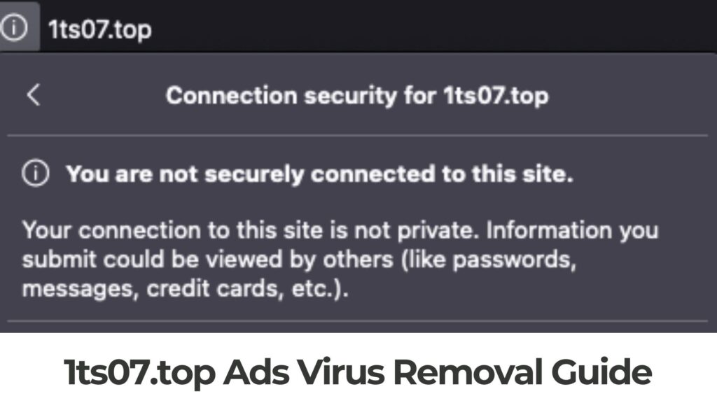 1Gids voor het verwijderen van virussen door ts07.top advertenties