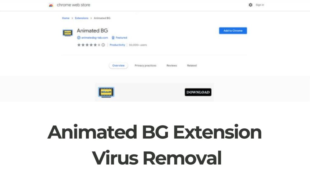 Animated BG Ads Virus Removal Guide