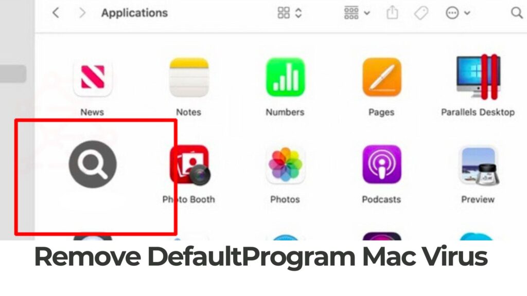 Guia de remoção de vírus DefaultProgram Mac Ads
