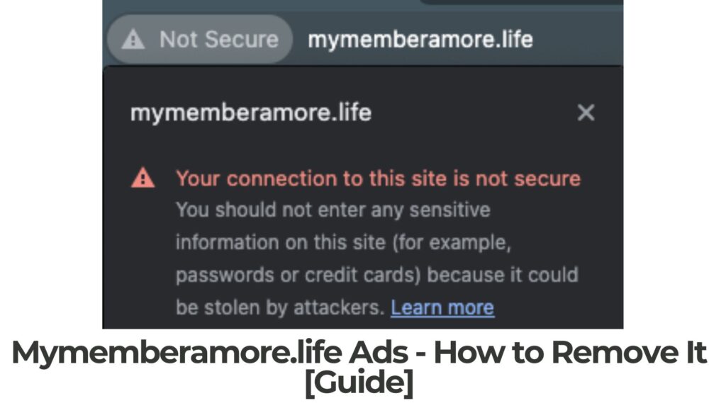 Mymemberamore.life Ads Virus Removal Guide