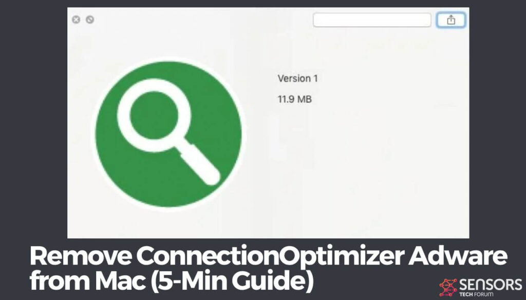 Rimuovere ConnectionOptimizer Adware dal Mac (5-Guida minima)