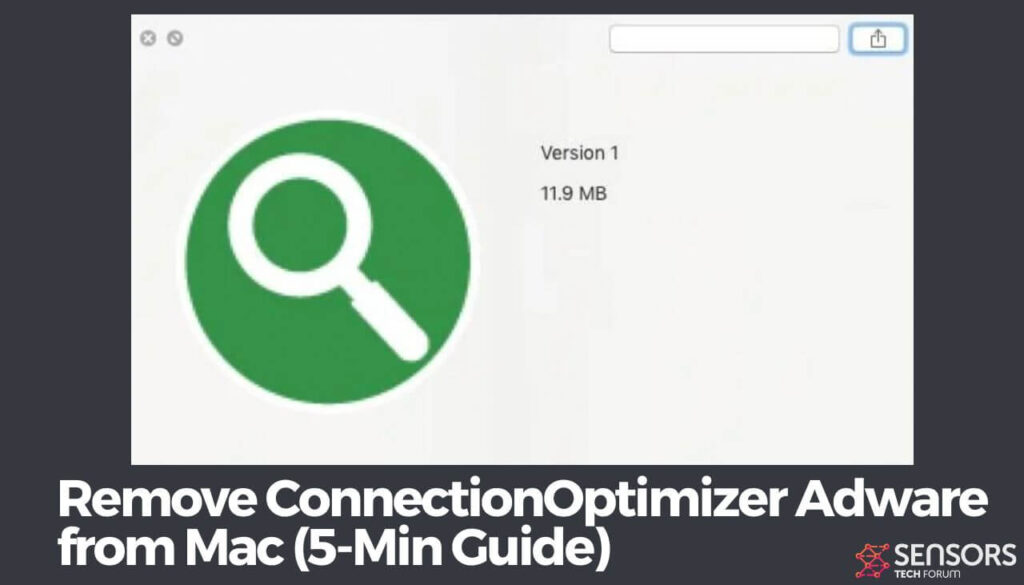 Supprimer le logiciel publicitaire ConnectionOptimizer de Mac (5-Guide minimum)