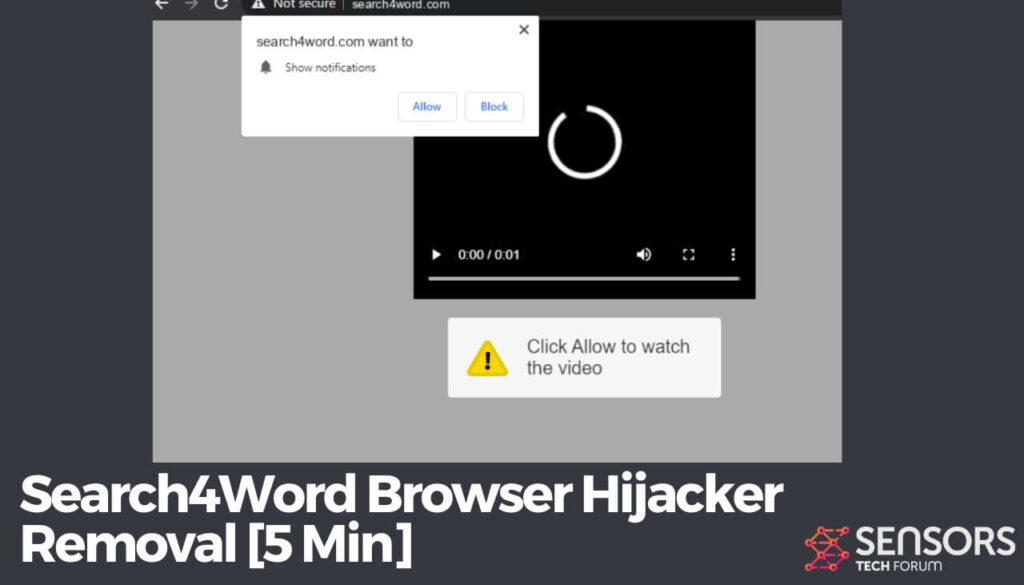 Search4Word Browser Hijacker Removal [5 Min]