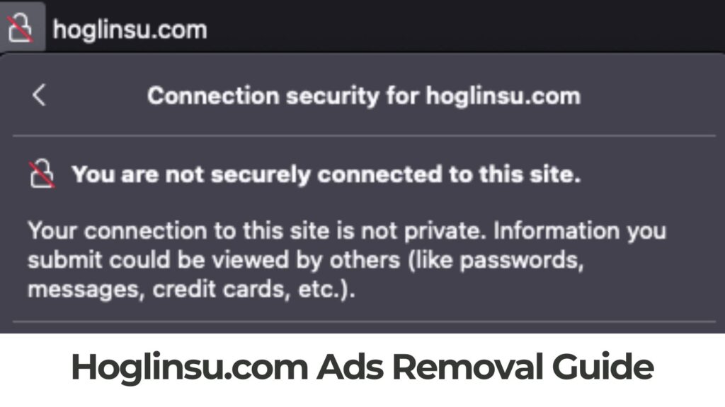 Hoglinsu.com 広告ウイルスの除去