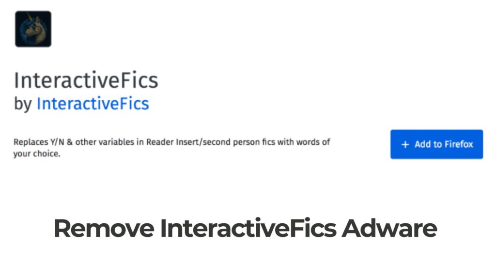 InteractiveFics Ads ウイルス除去ガイド