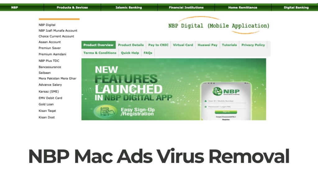 Remoção de malware NBP Mac