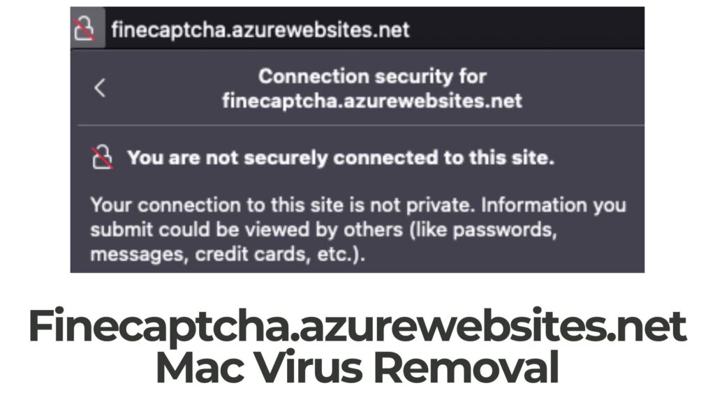 Finecaptcha.azurewebsites.net 広告ウイルス - 取り外しガイド