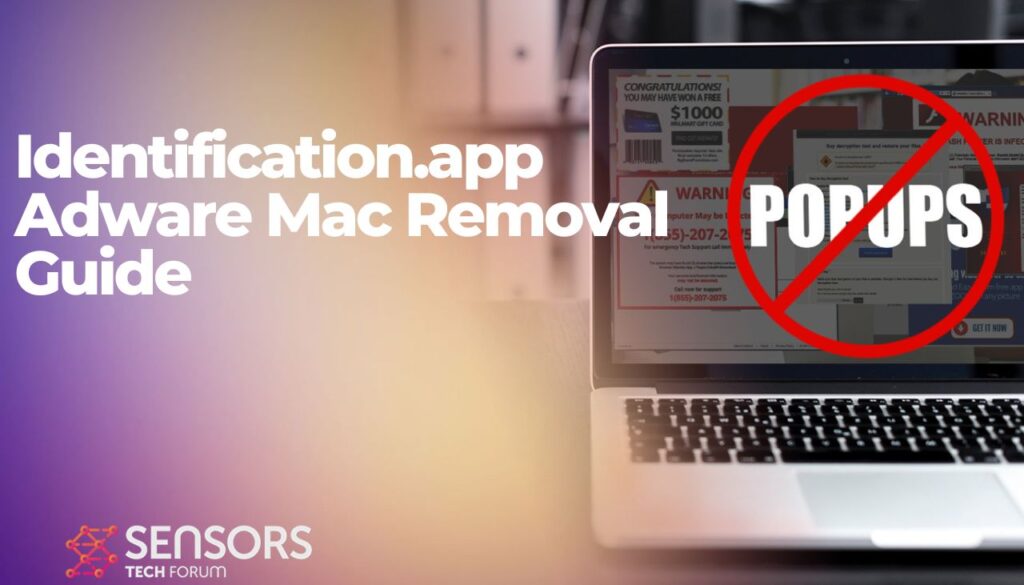 Guida alla rimozione dell'adware Mac Identification.app-min