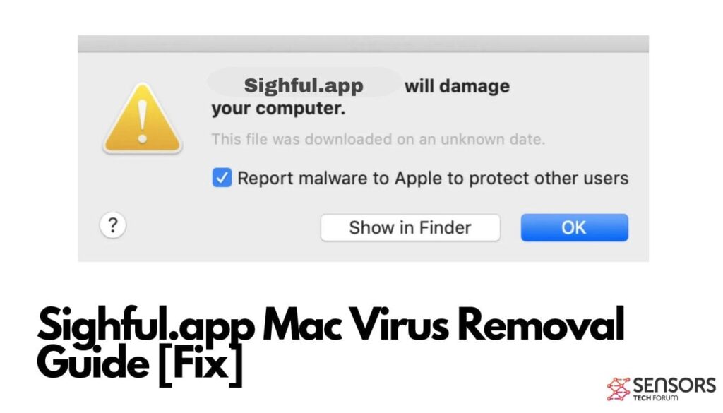 Guia de remoção de vírus Sighful.app Mac [Consertar]