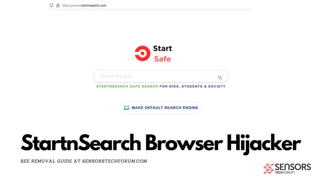 Fjernelse af StartnSearch browser hijacker