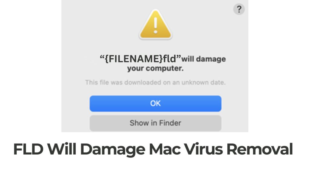 FLD beschädigt Ihr Computer-Mac-Popup