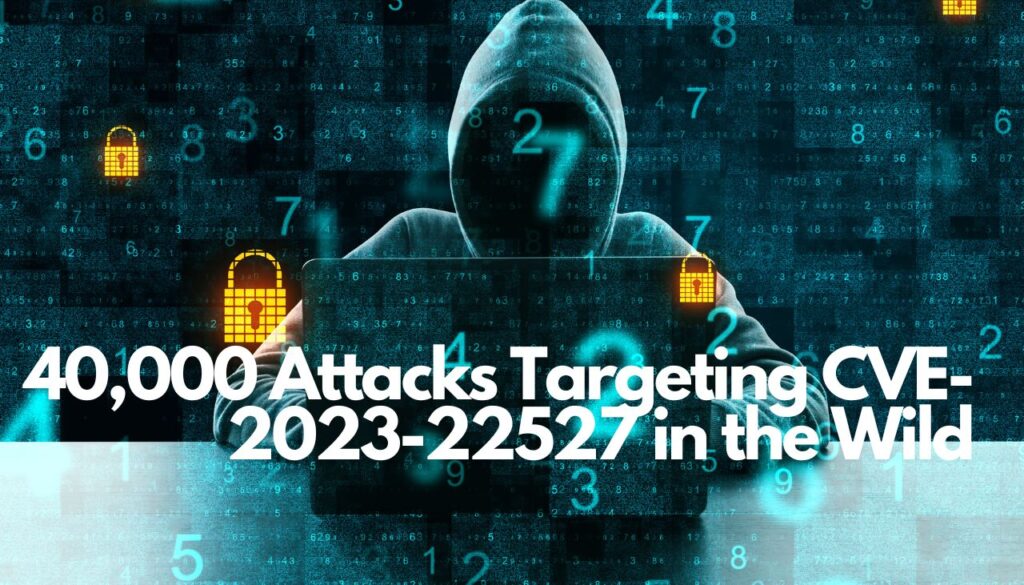 40,000 Attacks Targeting CVE-2023-22527 in the Wild