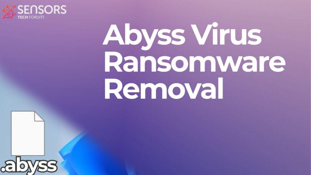 Abyss-virus [.afgrond bestanden] - Verwijderen + Handleiding herstellen