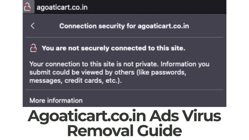 Agoaticart.co.in 広告ウイルス - それを削除する方法