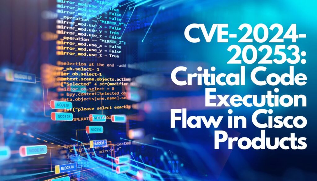 CVE-2024-20253 シスコ製品における重大なコード実行の欠陥 - 分