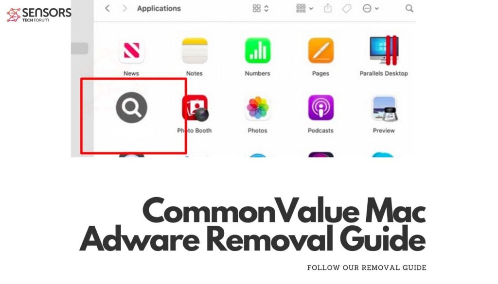 Guia de remoção de CommonValue Mac Adware-min