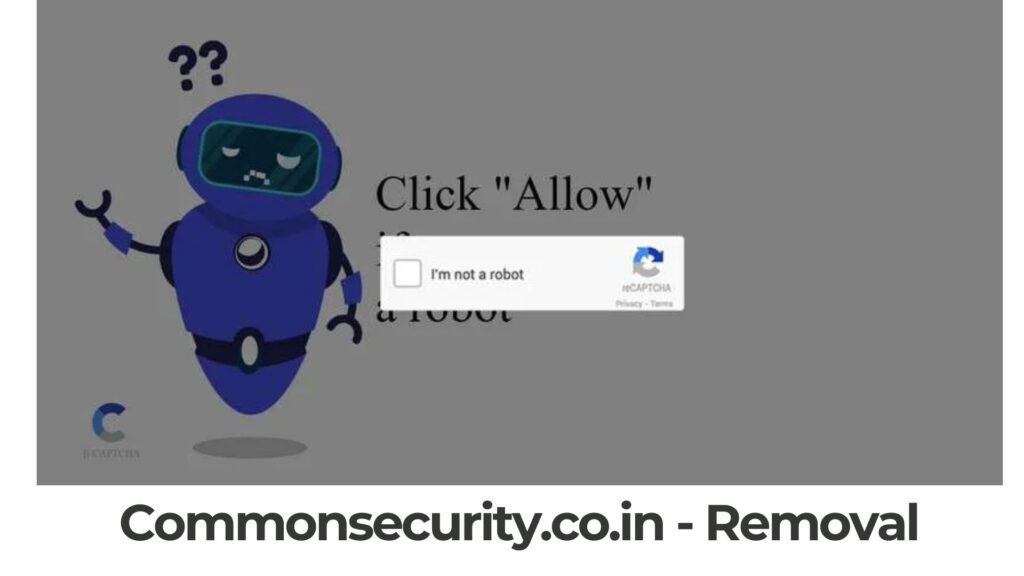Commonsecurity.co.in Pop-up Ads Virus - Removal Guide
