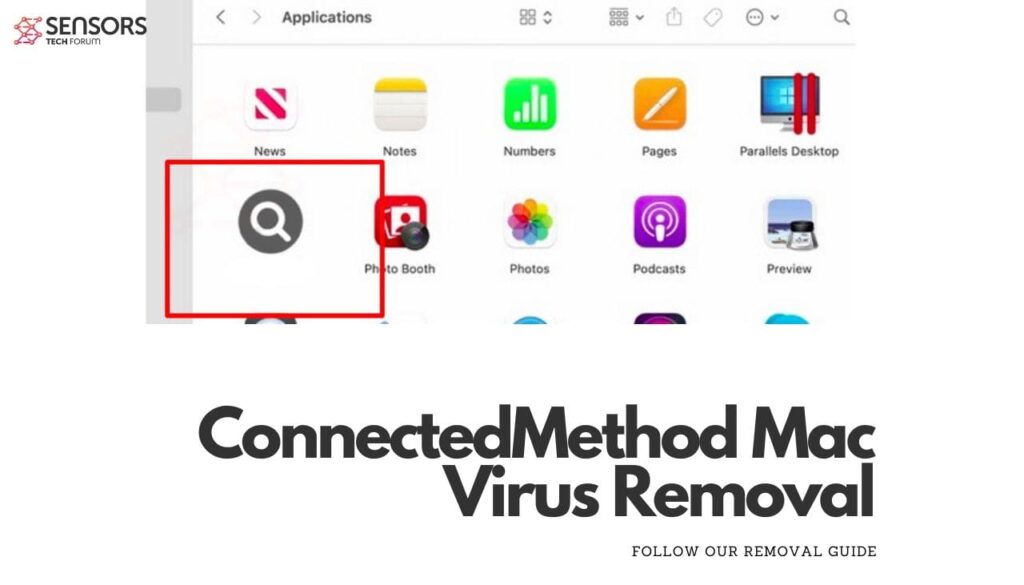 Remoção de vírus ConnectedMethod Mac