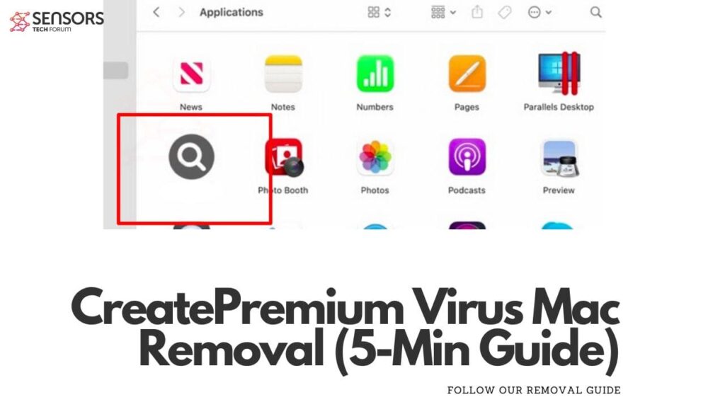Suppression du virus CreatePremium sur Mac (5-Guide minimum)
