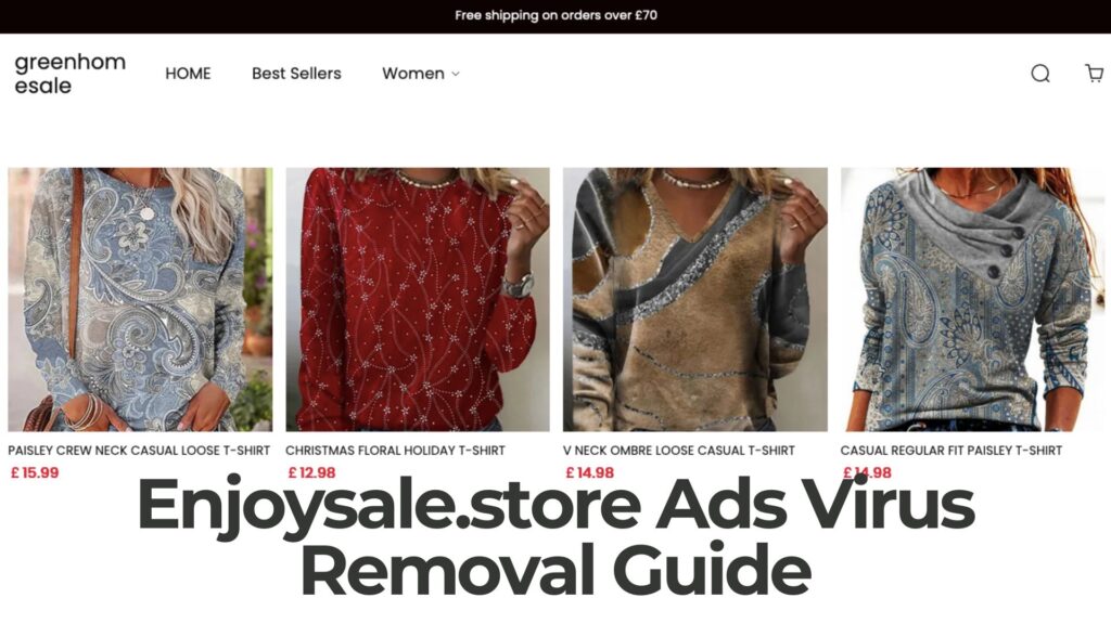 Enjoysale.store Ads Virus Removal Steps [5 Min Guide]