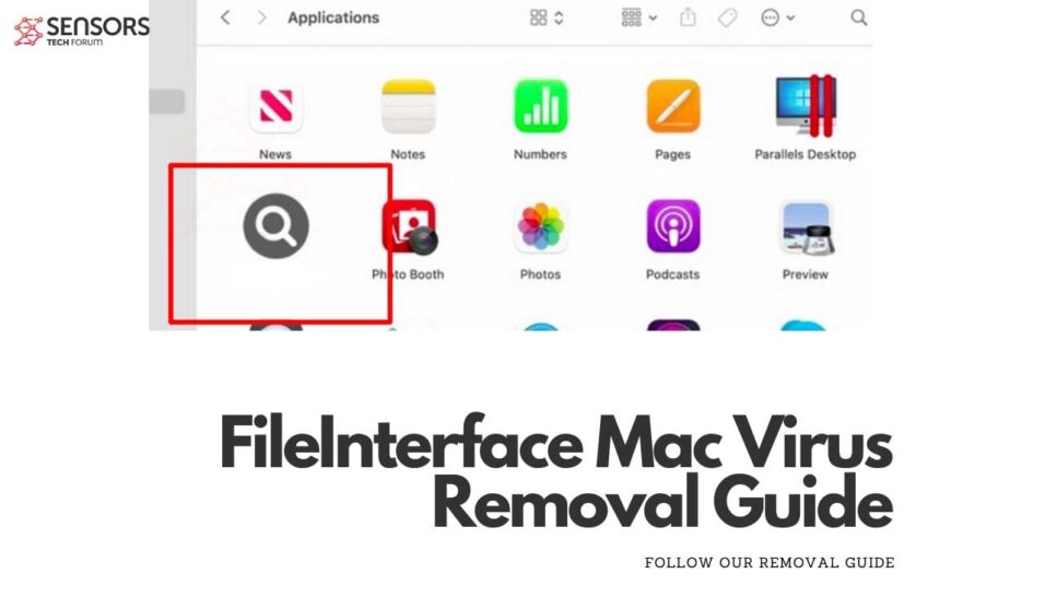 Virus Infector With Gui Guía de eliminación del virus FileInterface Mac