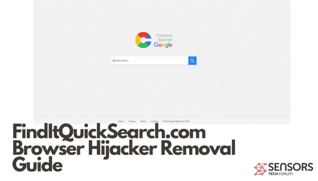Guia de remoção do sequestrador de navegador FindItQuickSearch.com
