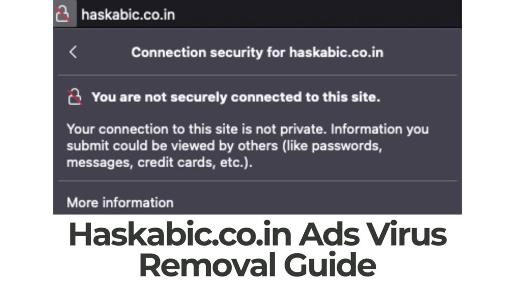 Vírus de anúncios Haskabic.co.in - Como removê-lo [Guia]