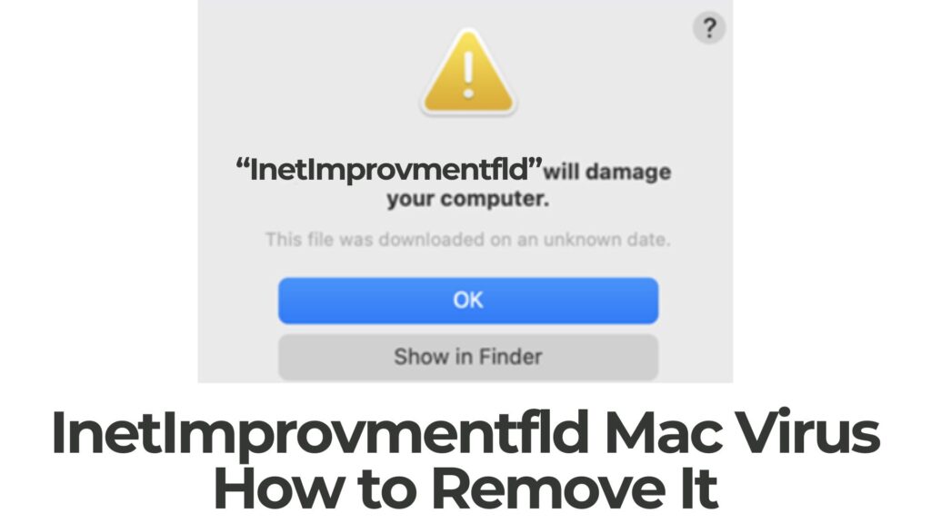 InetImprovmentfld danneggerà il tuo computer Mac - Rimozione