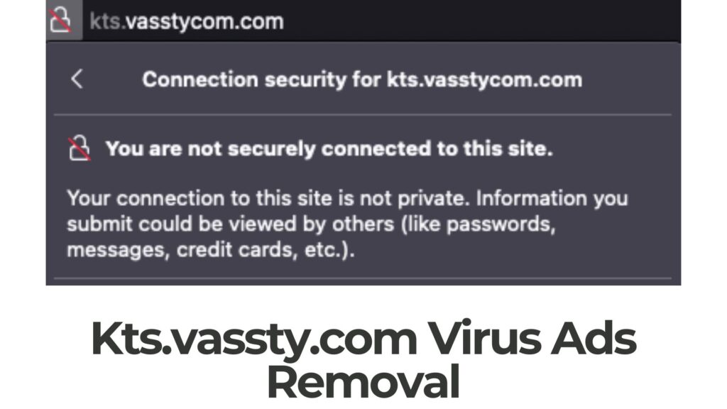 Virus de anuncios emergentes Kts.vasstycom.com - Guía de eliminación