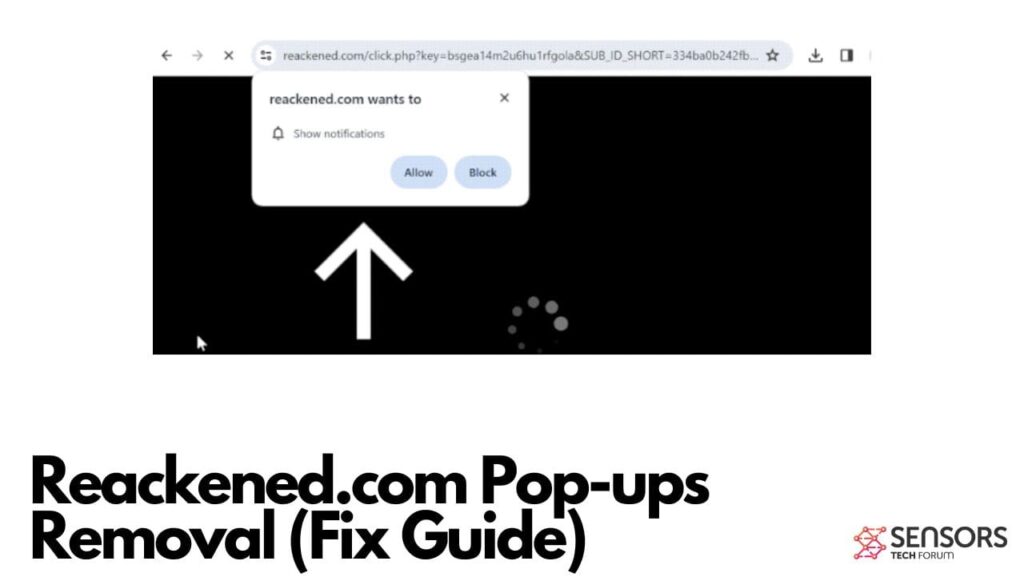 Remoção de pop-ups Reackened.com (Guia de correção)