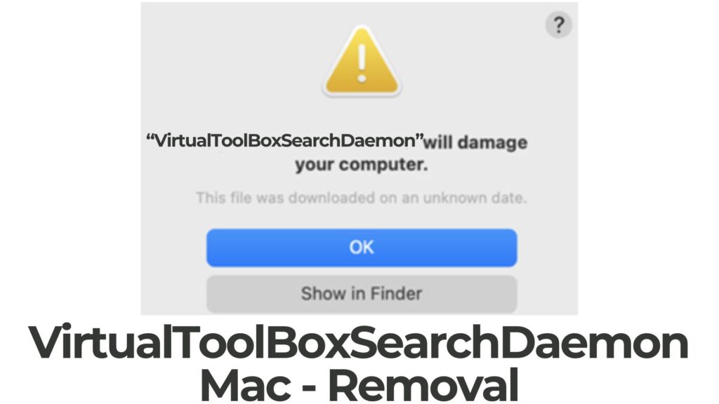 VirtualToolBoxSearchDaemon Mac Virus Removal Guide
