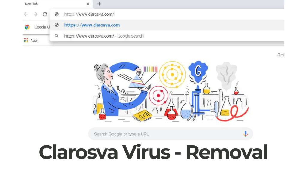 Virus del browser Clarosva - Rimozione Guida [5 minimo]