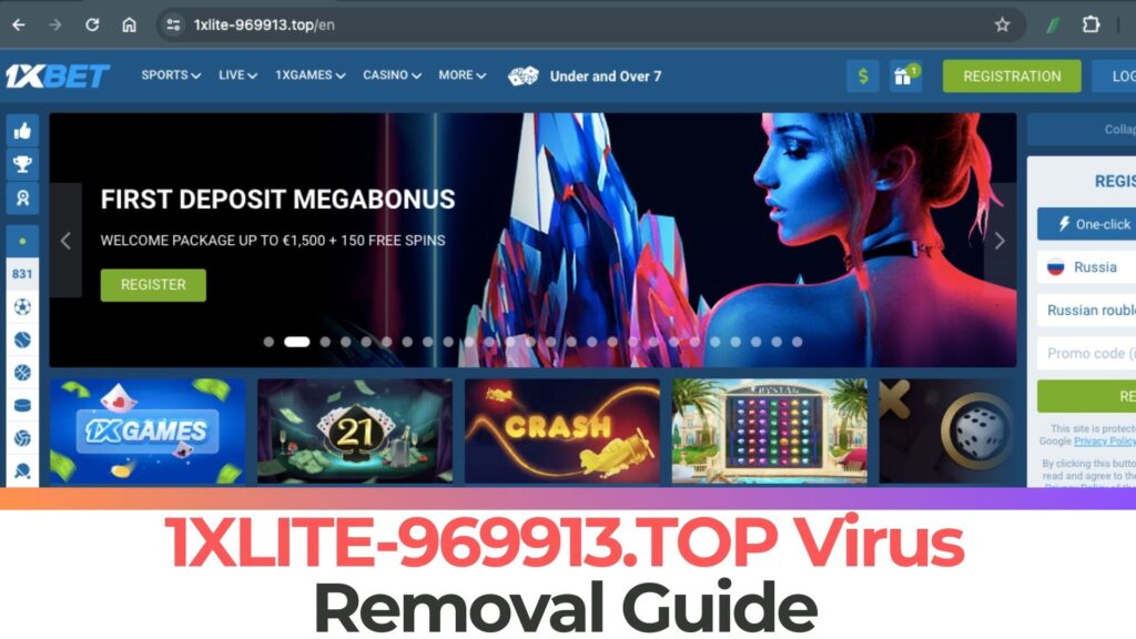 1XLITE-969913.TOP Pop-up Ads Virus Removal [5 Min Guide]