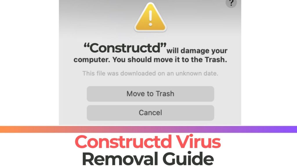 Constructd endommagera votre ordinateur Mac - Enlèvement [Réparer]
