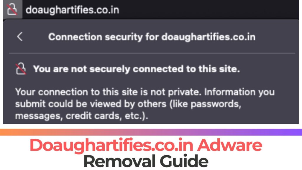 Doaughartify.co.in ポップアップ広告ウイルス - それを削除する方法 [修理]