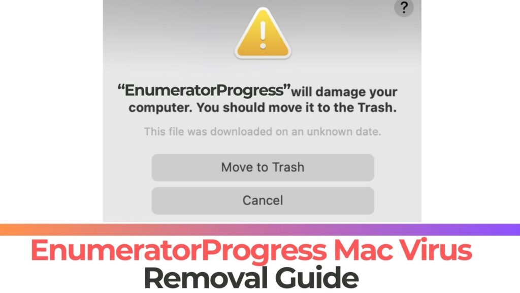 EnumeratorProgress dañará su computadora Mac [Fijar]