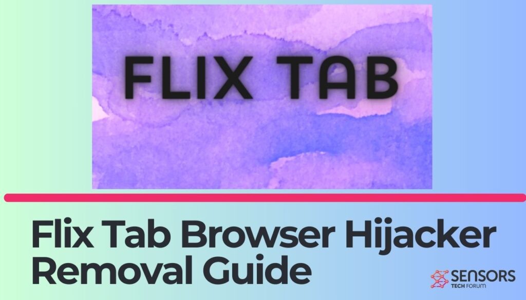 Guia de remoção do sequestrador de navegador Flix Tab