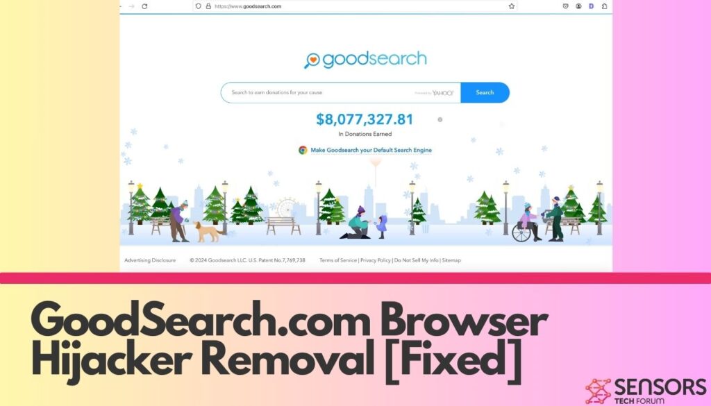 GoodSearch.com ブラウザ ハイジャッカーの削除 [修理済み]