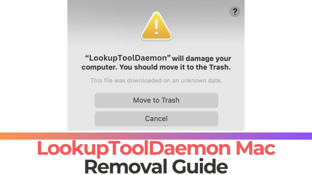 LookupToolDaemon Mac-Virus - So entfernen Sie? [Fix]
