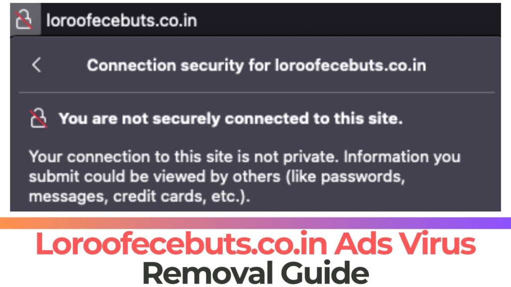 Loroofecebuts.co.in Ads Virus - Fjernelse [5 Min guide]
