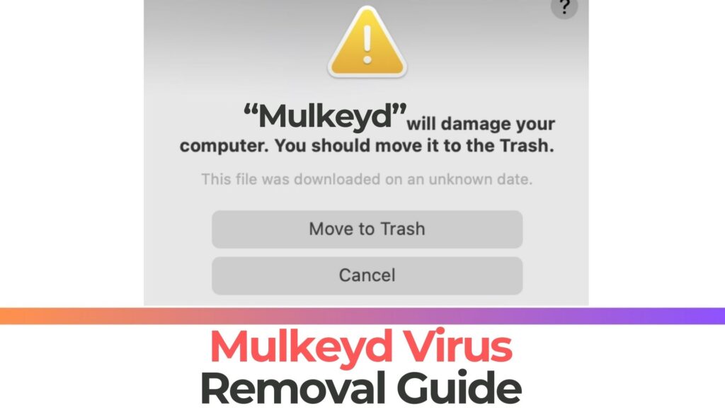 Mulkeyd dañará su computadora Mac - Eliminación [Fijar]