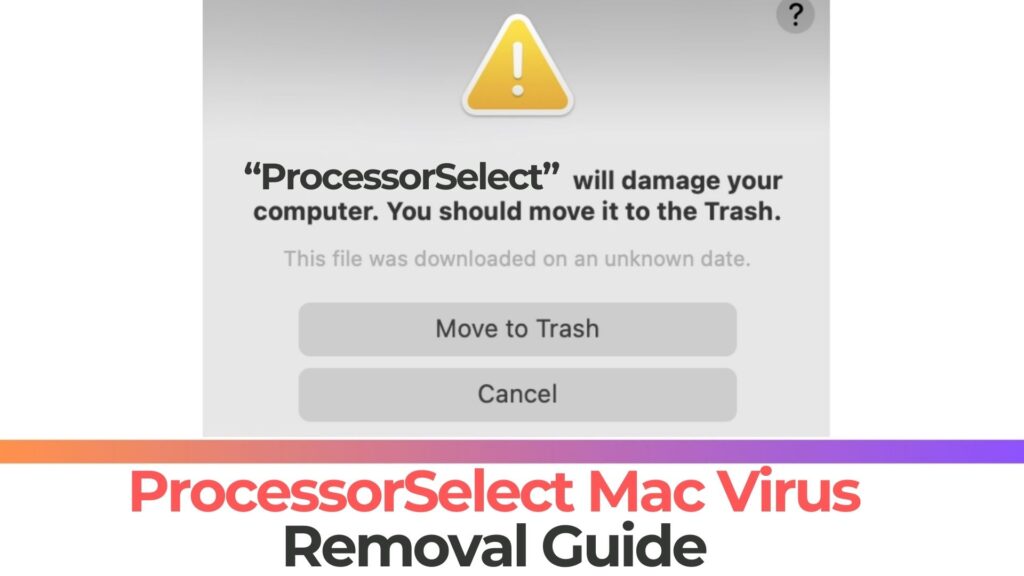 ProcessorSelect zal uw computer Mac beschadigen [repareren]