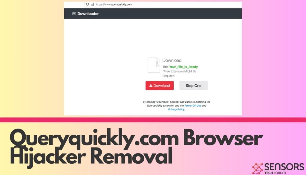 Queryquickly browser hijacker removal guide