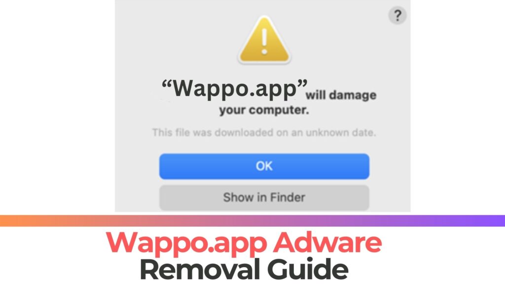 Wappo.app-Virus Mac - So entfernen Sie? [5 Mindest]