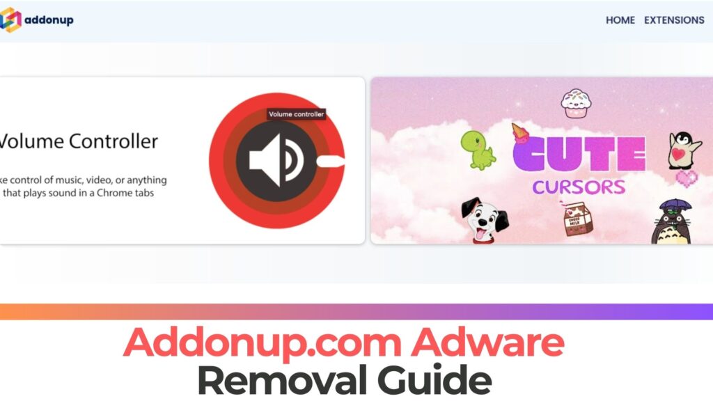 Vírus de anúncios AddonUp.com - Como removê-lo [5 Mínimo]