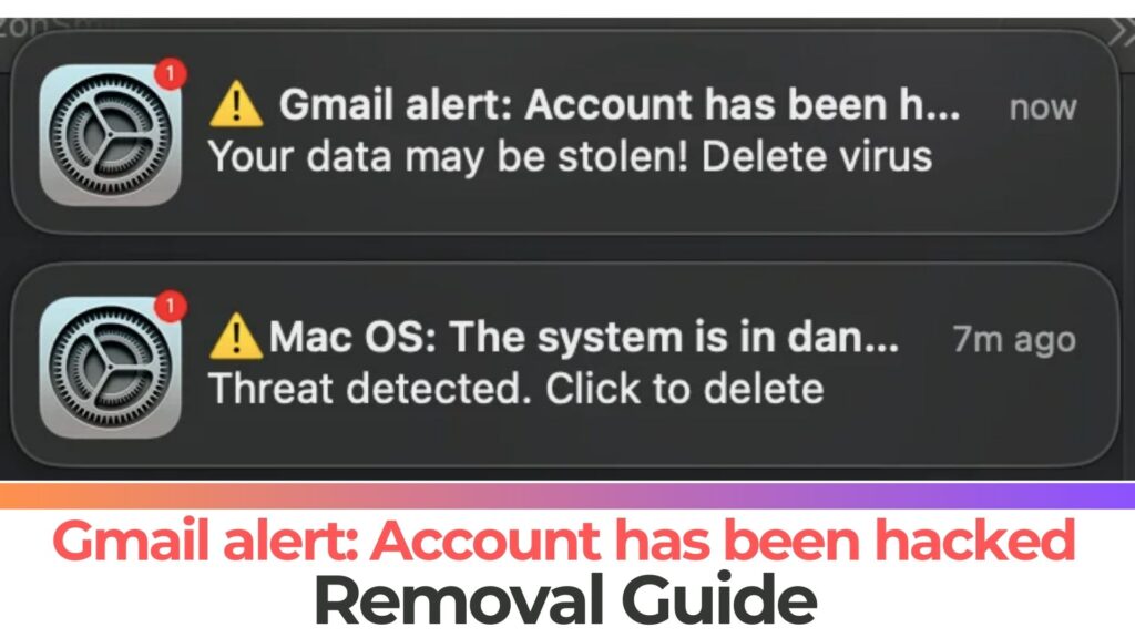 Gmail アラート: アカウントがハッキングされました Mac - 除去 [修理]